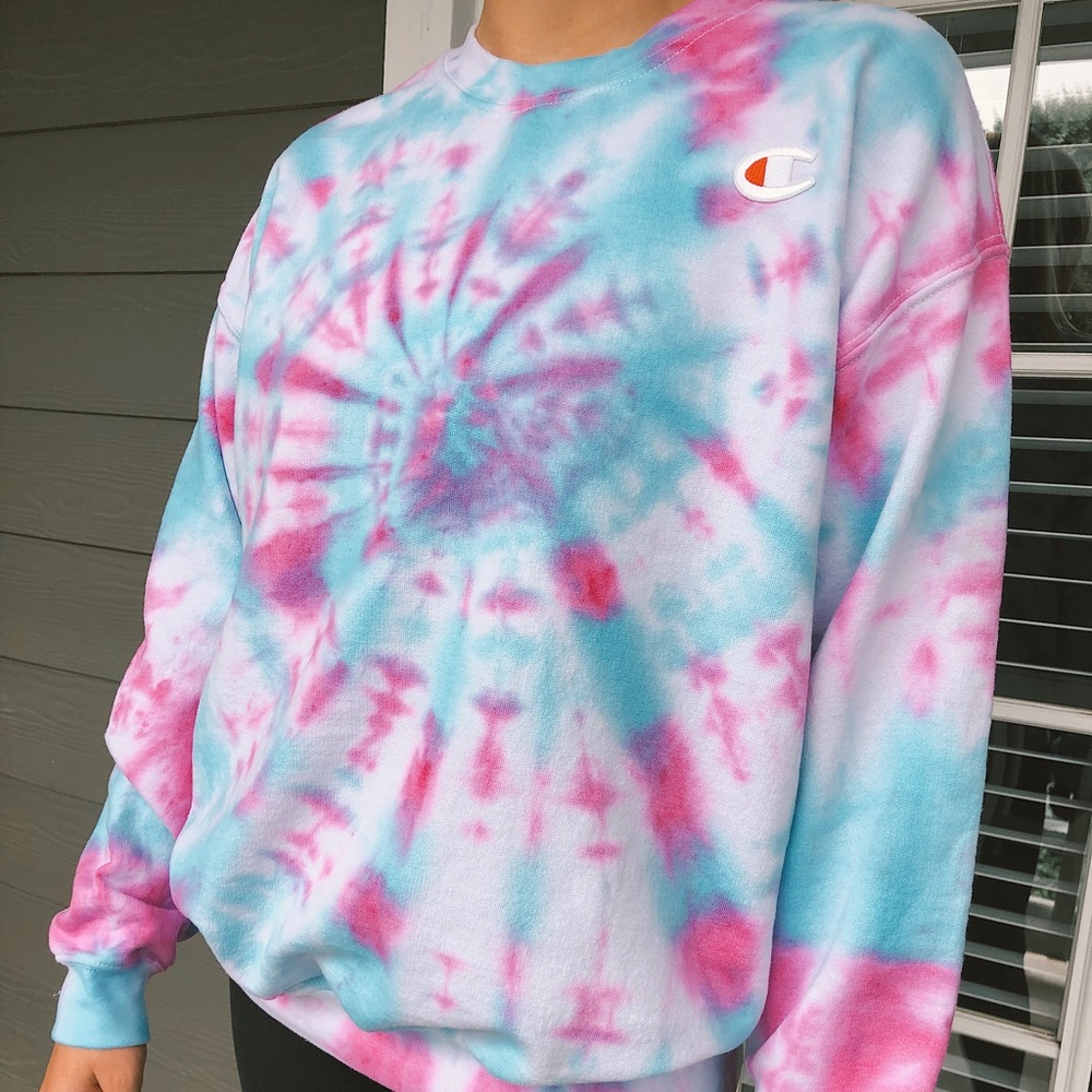 Tie dye sweatshirts
